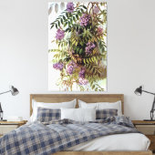 Wisteria Frutescens Botanische Malerei Leinwanddruck (Insitu (Schlafzimmer))