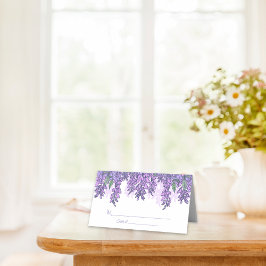 Wisteria Garden Wedding Empfang Platzkarte