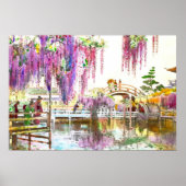 Wisteria Garten 1908 Poster (Vorne)