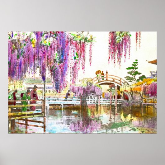 Wisteria Garten 1908 Poster (Vorne)
