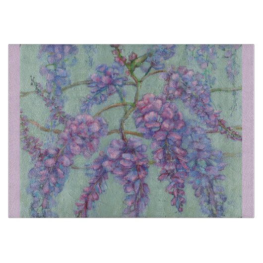 Wisteria Glashütte Schneidebrett (Vorderseite)