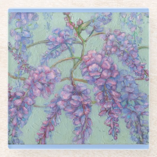 Wisteria Glass Untersetzer (Vorderseite)