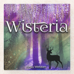 wisteria glasuntersetzer