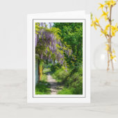 Wisteria grellcard karte (Gelbe Blume)