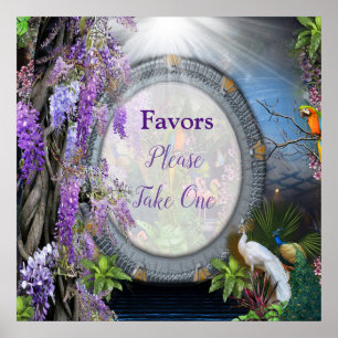 Wisteria & Grossvögel, Dreamscape Themes Poster