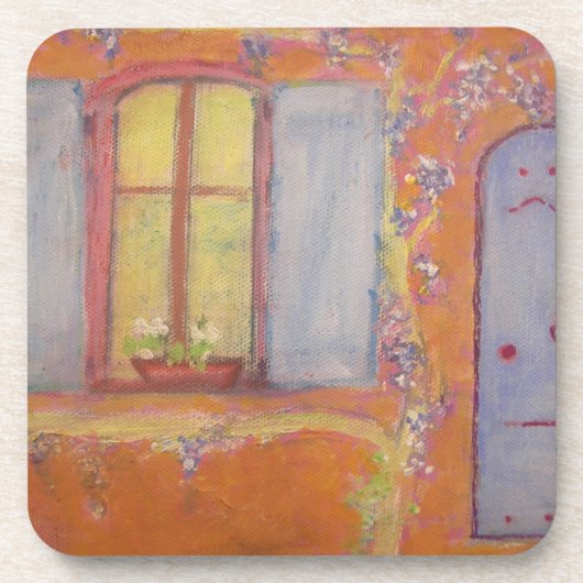 Wisteria Hütte Getränkeuntersetzer (Vorderseite)