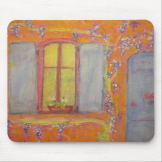 Wisteria Hütte provence france Mousepad