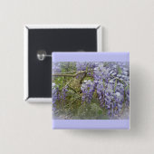 Wisteria im Wald Button (Vorne & Hinten)