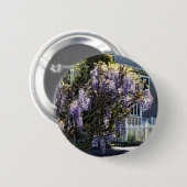 Wisteria in Bloom Button (Vorne & Hinten)