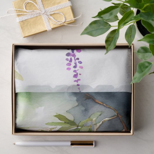 Wisteria in der Shade-Decoupage Seidenpapier (Geschenk)