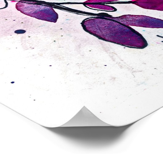 Wisteria-ish Poster (Ecke)