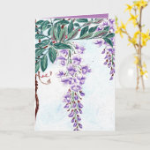 Wisteria Karte (Gelbe Blume)