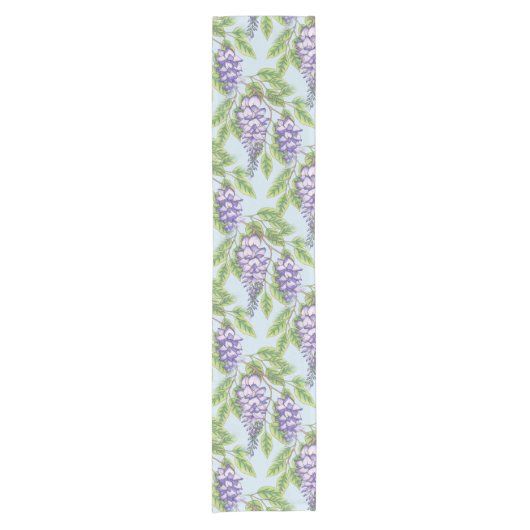 Wisteria Kurzer Tischläufer (Vorderseite)
