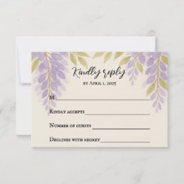 Wisteria Lane RSVP Card
