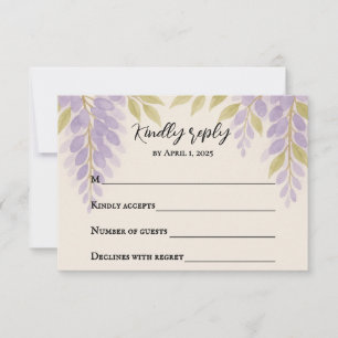 Wisteria Lane RSVP-Karte RSVP Karte