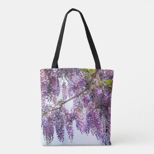 Wisteria-Liebhaber-Taschen-Tasche Tasche (Rückseite)