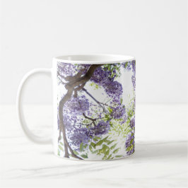 Wisteria-lila Blumen-BlumenTassen-Schale Kaffeetasse