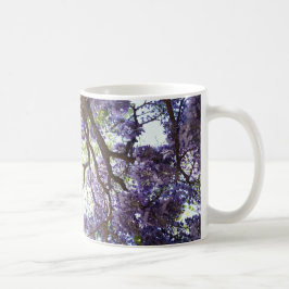Wisteria-lila Blumen-BlumenTassen-Schale Kaffeetasse