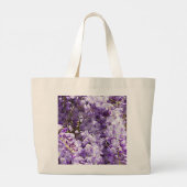 Wisteria Lila Floral Blossom Tree Violet Jumbo Stoffbeutel (Rückseite)