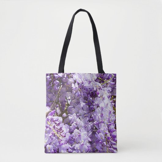 Wisteria Lila Floral Blossom Tree Violet Tasche (Vorderseite)