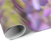 Wisteria Lila Floral Blossom Tremola Geschenkpapier (Rolleneckpunkt)