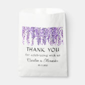Wisteria Lila Floral Geschenktütchen (Vorderseite)
