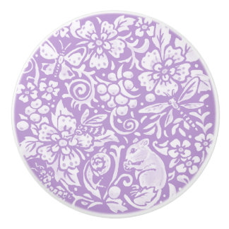 Wisteria Lila Mouse Insekten Forest Woodland Keramikknauf