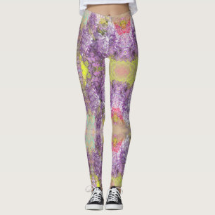 Wisteria lila Regen Leggings