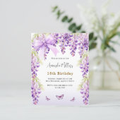 Wisteria lila Schmetterling-Buggelaufruf (Stehend Vorderseite)