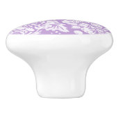 Wisteria Lila Turtle Floral Foodland Keramikknauf (Seitenansicht)