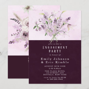 Wisteria Lilac Rose Blume Einladung
