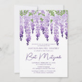 Wisteria Locarno | Bat Mitzvah Einladung (Vorderseite)