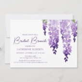 Wisteria Locarno | Bridal Brunch Einladung (Vorderseite)