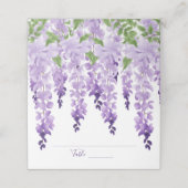 Wisteria Locarno | Hochzeit Platzkarte (Außenseite Aufgefaltet)