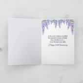 Wisteria Locarno Karte (Innenseite)