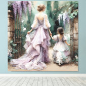 Wisteria Locarno Leinwanddruck (Insitu (Holzboden))