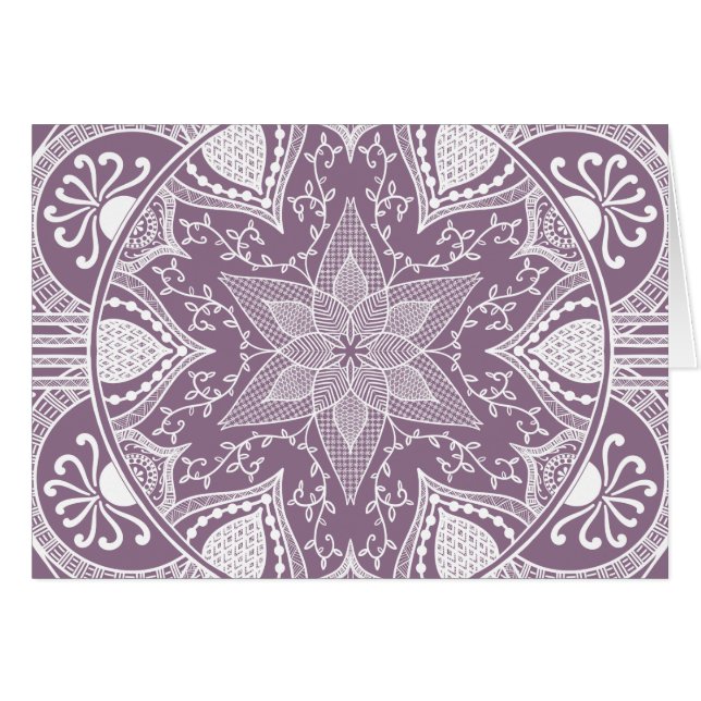 Wisteria Mandala (Vorderseite (Horizontal))
