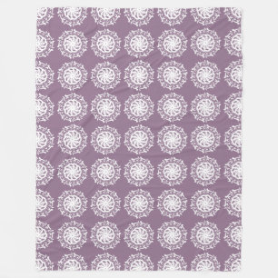 Wisteria Mandala Fleecedecke
