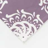 Wisteria Mandala Fleecedecke (Ecke)