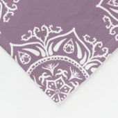 Wisteria Mandala Fleecedecke (Ecke)