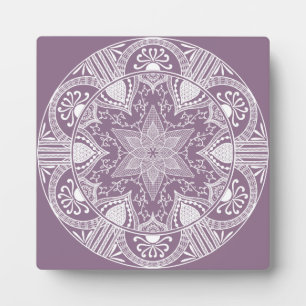 Wisteria Mandala Fotoplatte