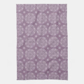 Wisteria Mandala Geschirrtuch (Vertikal)
