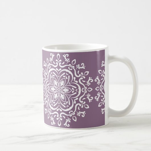 Wisteria Mandala Kaffeetasse (Rechts)