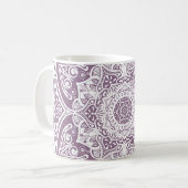 Wisteria Mandala Kaffeetasse (Vorderseite Links)
