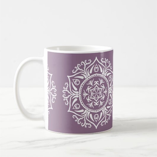 Wisteria Mandala Kaffeetasse (Links)