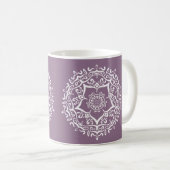 Wisteria Mandala Kaffeetasse (VorderseiteRechts)