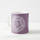 Wisteria Mandala Kaffeetasse (Vorderseite Links)