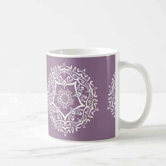 Wisteria Mandala Kaffeetasse (Rechts)
