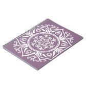 Wisteria Mandala Notizblock (Linke Seite)