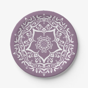 Wisteria Mandala Pappteller